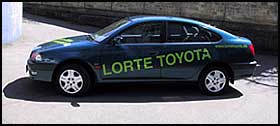 LORTETOYOTA:  Lasse Ravn mente at han hadde bestilt bilen i en annen farge. Bilforhandleren var slett ikke enig, og dermed var krangelen igang.