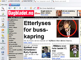 ANBEFALES: Dagbladet.nos utvikler Morten Mitchell Lar�d har brukt preview-versjonen av Opera 7.50 i tre m�neder og anbefaler den p� det varmeste.



