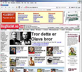 POPUL�R:  Den norske lettleseren Opera.