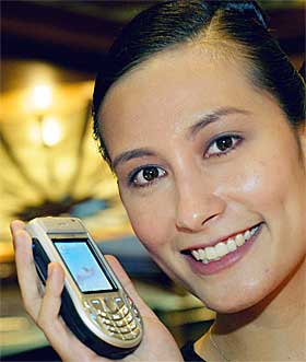 3G: Denne mobiltelefonen, Nokia 6630, lanseres sammen med Telenor Mobils nye 3G abonnement i dag.