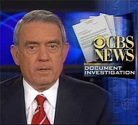 AVSL�RT AV BLOGGERE: Bloggere avsl�rte at 
den amerikanske tv-kanalen CBS og den erfarne ankermannen Dan Rather lot seg lure av d�rlig forfalskede dokumenter.