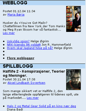 ALLTID FORAN: Dagbladet.no var den f�rste nettavisa i Norge med weblogger.