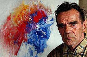 
TOK VARE P� LYSET: �Lyset er fritt og rent, ikke oppg�tt og trampet ned. Det er nytt hele tiden,� sa Jakob Weidemann da han hyllet El Greco. N� har Weidemann selv etterlatt seg en lysarv - p� lerretet.

