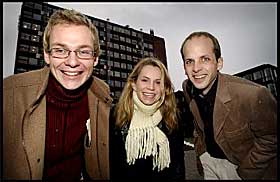 MED VYER: Hans Petter Overvoll (f.v.), Vibeke Moe og J�rgen Moltubak har laget sin egen litteraturskole p� Blindern i Oslo. 