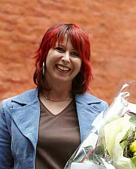 BESTE DEBUTANT: Heidi Marie Kriznik fikk i dag Tarjei Vesaas' debutantpris 2002.