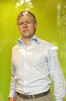 EN STOR: Henrik Langeland.