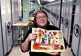 KRITISERER: Bibliotekar og Lindgrenekspert Lena T�rnqvist, st�tter Lindgrens datter i kritikken mot Reberg.