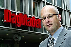 SATTE STERKT PREG P� DAGBLADET: Dagbladets ansvarlige redakt�r Thor Gjermund Eriksen forteller om en kulturredakt�r som p� starten av 90-tallet preget Dagbladet.