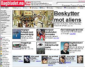 VOKSER MEST:  Dagbladet.no.