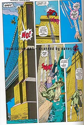 D�DELIG ULYKKE: Forsker hevder � ha fjernet enhver tvil om hva som skjedde da Spider-Mans venninne Stacy d�de i 1973.