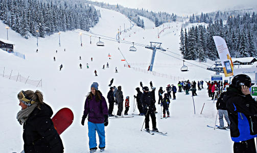 BAKKER: Stort og bredt i Hemsedal Skisenter 
Foto: Ole C. H. Thomassen