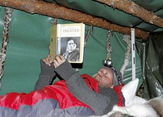 DEN STORE HELTEN: Helge Ingstad er Kristoffers store helt og forbilde. Foto: Dag Kjelsaas