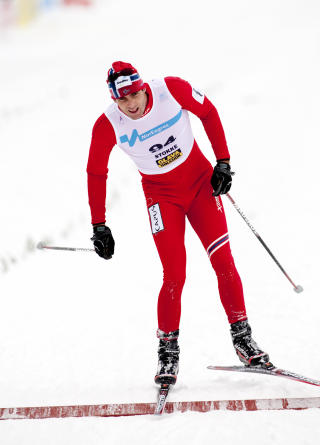 KAN FORTSATT:
Thomas Alsgaard ble nr.14 p� 15 km fri teknikk menn under NM p� ski i Stokke. 
Foto: Gorm Kallestad / Scanpix