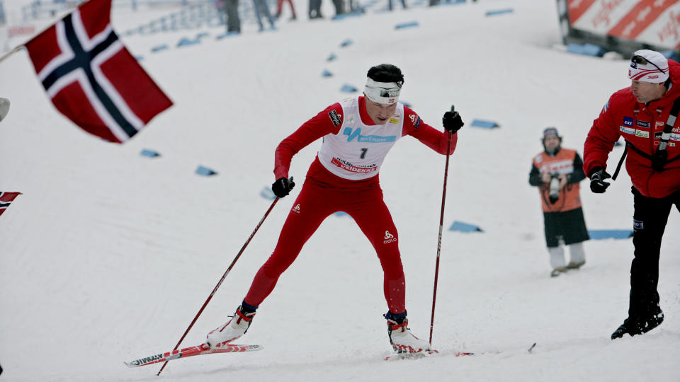 SJETTEPLASS HOLDER IKKE: Frode Andresen kom i m�l til en anstendig 6. plass p� 15-kilometeren, men godt nok for � komme til OL som langrennsl�per er det ikke. - N� har jeg f�tt et fors�k. Da er det veldig greit. Det er verre med andre ting, sier han til Dagbladet. 
Arkivfoto: Stian Lysberg Solum / SCANPIX .