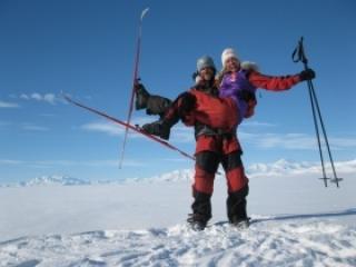 I M�L: Cecilie Skog (35) og Ryan Waters (36). Foto: Privat