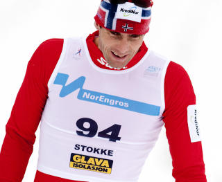 TIDLIGERE KONGE: Thomas Alsgaard ble nummer 14 i g�r. Det tidligere langrennsesset tror ikke det er noe problem for Northug � g� alle seks �velsene i OL. 
Foto: Gorm Kallestad, Scanpix