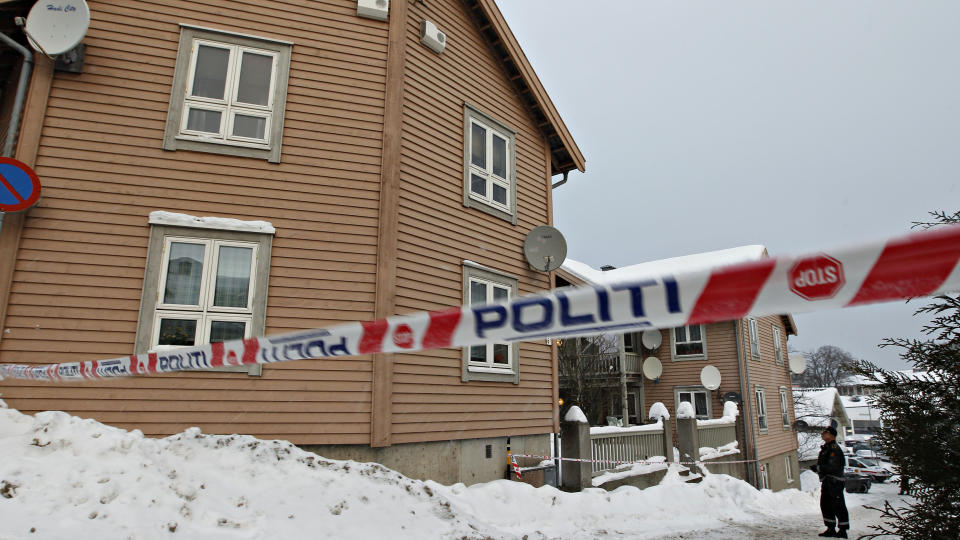 DRAPSETTERFORSKNING: Politiet i Vestfold har sperret av �stedet i Horten. Foto: Arnt E. Folvik/Dagbladet