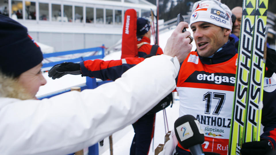 F�R MANNEN HJEM: Liv Grete Poir�e prioriterer � v�re hjemme med sin skadde ektemann framfor � reise til OL. Foto: Heiko Junge / SCANPIX