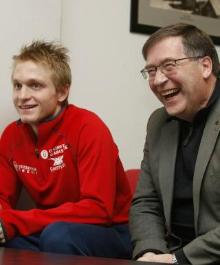 BARNEHAGE: Rolf Hauge, datamillion�r og privat sponsor for B�kko, er ikke n�dig n�r han beskriver situasjonene p� sk�ytelandslaget. Foto: Erlend Aas / Scanpix