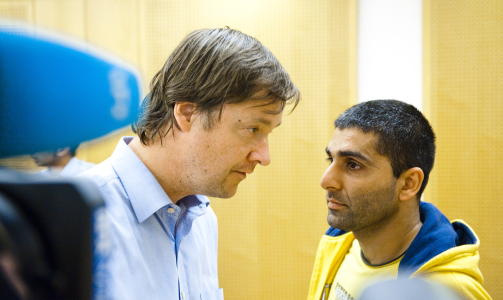 F�R ST�TTE: Bhattis forsvarer John Christian Elden synes det er bra at klienten kritiserer PST offentlig. Foto: H�kon Eikesdal