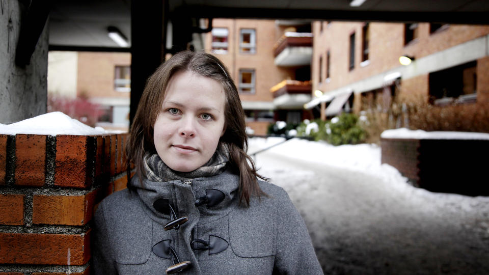 KLAR FOR STREIK: N� er t�lmodigheten slutt. Det er aldri hyggelig � g� til streik, men n� har vi ikke lengre noe valg, sier Silje Tollefsen (26) til Dagbladet. Hun er sykepleier ved Paulus sykehjem i Oslo. Foto: HANS ARNE VEDLOG