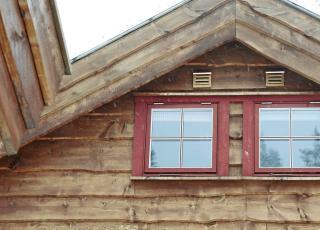 FERDIG: Ventiler p� hytta. Foto: Turid R�ste