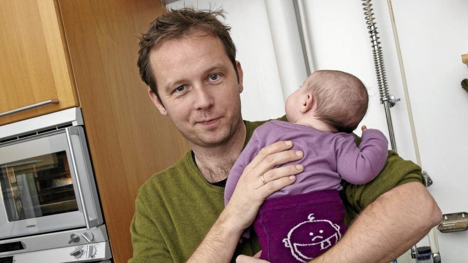 Andreas Viestad snakker om mat i Foreldre og Barn, og planene om � lage matsenter for barn p� Geitmyra g�rd i Oslo FOTO: Erik Sundt