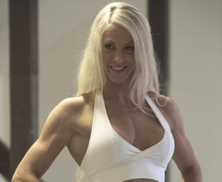 PERSONLIG TRENER: Line Marion Nielsen Kj�niksen gjennomskuet den falske modellfotografen. Foto: Privat