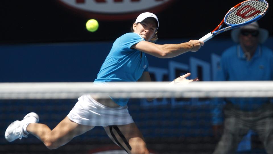 IMPONERER: Justine Henin er klar for semifinale i Australian Open i comeback-�ret.Foto: SCANPIX/EPA/John Donegan/AP