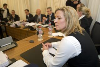 H�RING: Pechstein klaget sin utestengelse inn for Cas, her under en h�ring i Lausanne i oktober. Foto: AP/Keystone/Laurent Gillieron