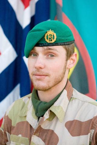 DREPT: 22 �r gamle Claes Joachim Olsson ble drept av en veibombe i Afghanistan tirsdag.
Foto: FORSVARET / Scanpix