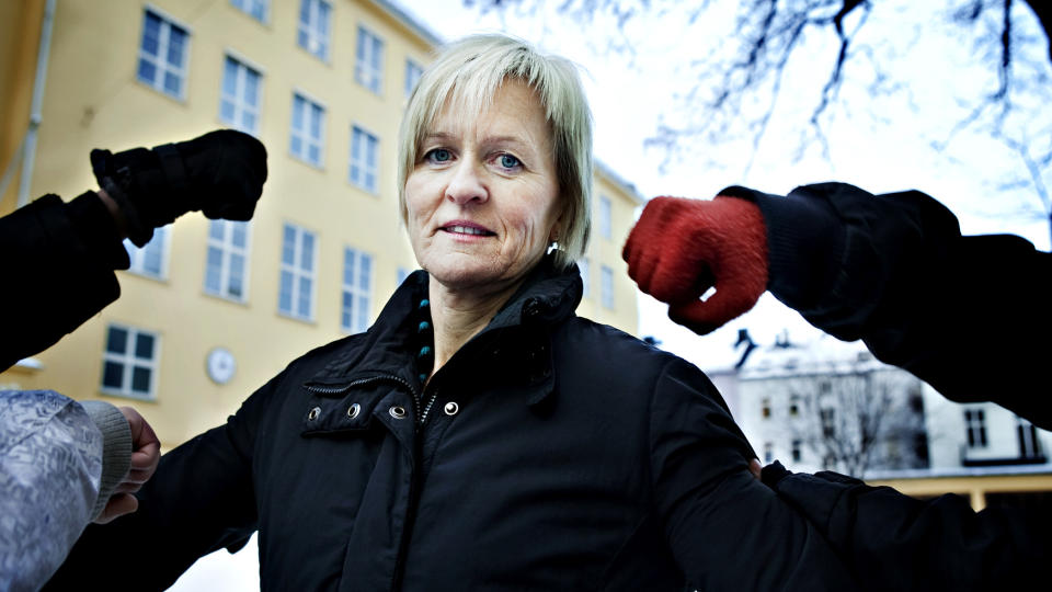 �VER P� VOLD: - P� linje med at man har brann�velser, b�r skolene �ve p� hva de skal gj�re n�r vold oppst�r p� skolen, sier nestleder i Utdanningsforbundet, Ragnhild Lied, til Dagbladet. Foto: NINA HANSEN