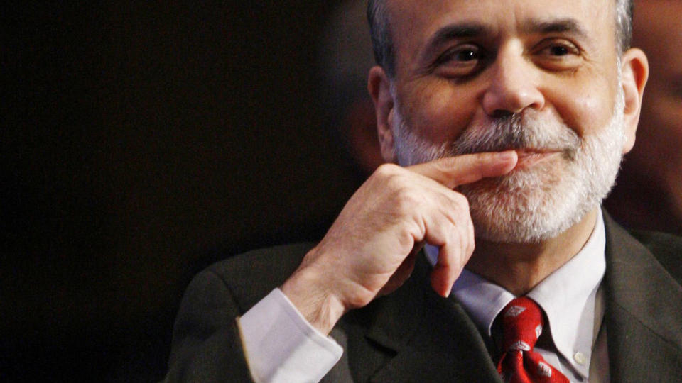 HAR FREMDELES SENATETS TILLIT: Ben Bernanke blir sittende som sjef for Federal Reserve, USAs sentralbank. Foto: REUTERS/SCANPIX
