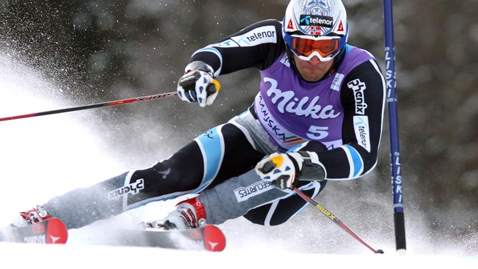 GOD OMGANG: Aksel Lund Svindal var sv�rt forn�yd med f�rste tur ned storslal�ml�ypa i Kranjska Gora, men i andre omgang var Kjetil Jansrud den beste nordmannen. Foto: SCANPIX/EPA/ANTONIO BAT