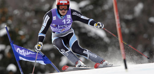 I OL-FORM: Jansrud kj�rte en gnistrende andreomgang, og avanserte til pallplass.Foto: SCANPIX/REUTERS/Srdjan Zivulovic