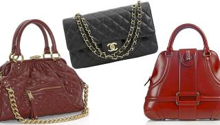 IT-VESKER: Marc Jacobs sin Stam-veske, Chanel 2.55 og Alexander McQueen sin Novak-veske. Foto: produsenten