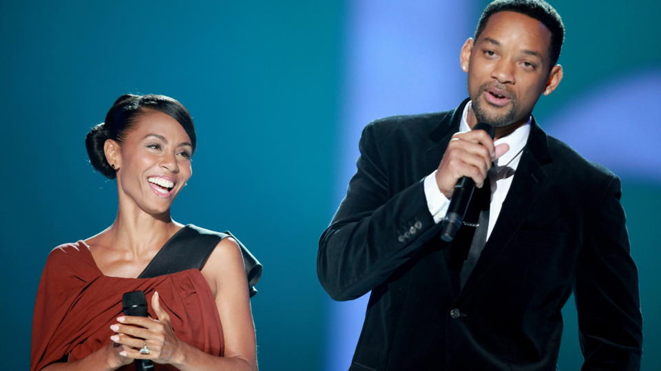 POLITIKERAMBISJONER: Will Smith og Jada Pinkett Smith fotografert under Nobelkonserten i Oslo i fjor. Foto: Eirik Helland Urke