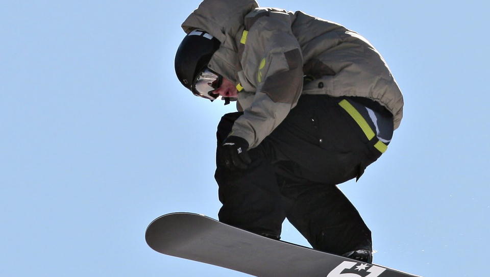 TETT P� PALLPLASS: Torstein Horgmo ble nummer fire i slopestyle i X-Games. Her udner X-Games for to �r siden. Foto: Arnt E. Folvik