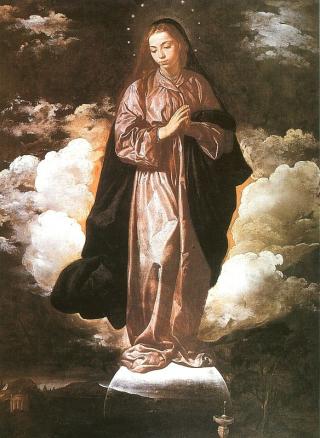 EVIG JOMFRU? Fra det 5. �rhundre var den allment akseptert at Maria ikke fikk flere barn etter Jesus. Bibelen nevner imidlertid hans s�sken. Dette kunstverket fra 1618 viser Den ubesmittede unnfangelse, Inmaculada Concepci�n. Foto: WIKIMEDIA