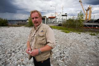 OSLO HAVN BURDE V�RT D�MT: B�de Petter Stordalen og Kurt Oddekalv i Norges Milj�vernforbund mener Oslo Havn burde blitt d�mt. Foto: Per Fl�the