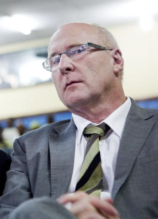 INNOM KISANGANI: Fred Rasmussen skal sjekke at alt er OK med Kongo-fangene. Foto: Tore Meek / Scanpix