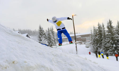 AVSLUTNING: Her er Richenberg i ferd med � lande.