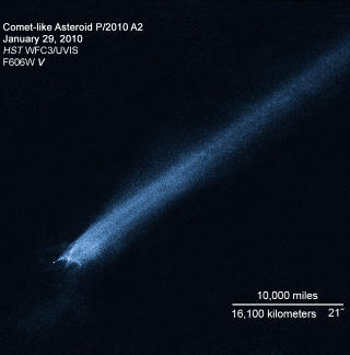 LANG: Halen, som best�r av st�v og grus, er flere titalls tusen kilometer lang. Foto: NASA/ESA/Z. Levay (STScI)