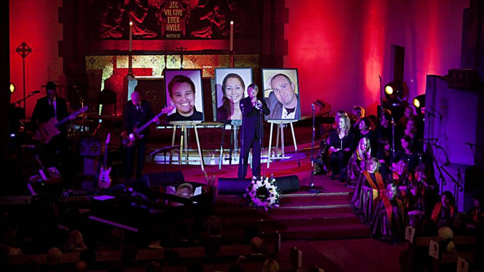 Memorial Service for Beate Tangstrøm Rutledal, Nikolai Bleness, and Frode André Bjørkli after a fatal helicopter accident Jan. 27. Photo: Espen Røst Memorial Service for Beate Tangstrøm Rutledal, Nikolai Bleness, and Frode André Bjørkli after a fatal helicopter accident Jan. 27. Photo: Espen Røst