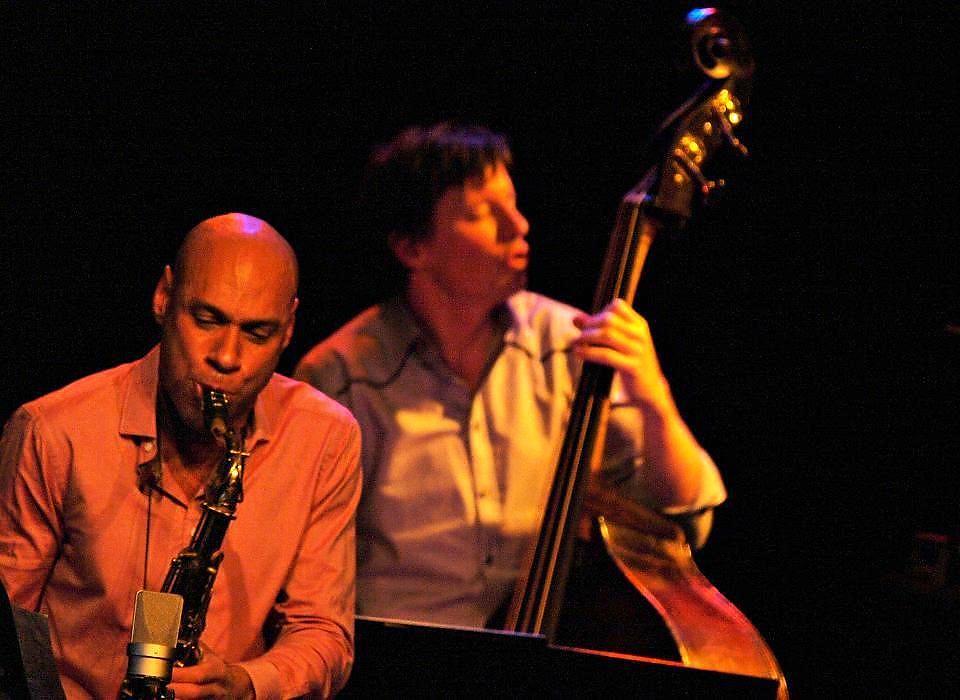 KOLLEKTIV: James Farms Joshua Redman (tv) og Matt Pennman. Foto: Terje Mosnes