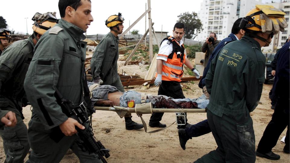 BEKLAGER DRAP P� SIVILE: Hamas beklager i en FN-rapport at raketter som har blitt avfyrt fra Gazastripen har drept sivile israelere. Foto: EPA/IDF/Scanpix