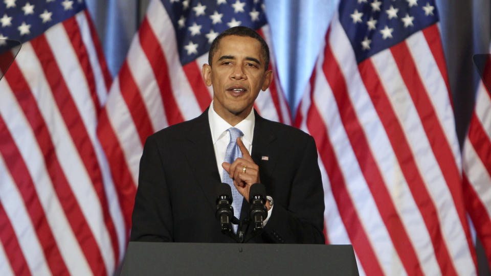 VIL IKKE ST�TTE: USAs president Barack Obama vil ikke gi sin st�tte til britisk oljeleting utenfor Falklands�yene. Foto: Larry Downing/REUTERS