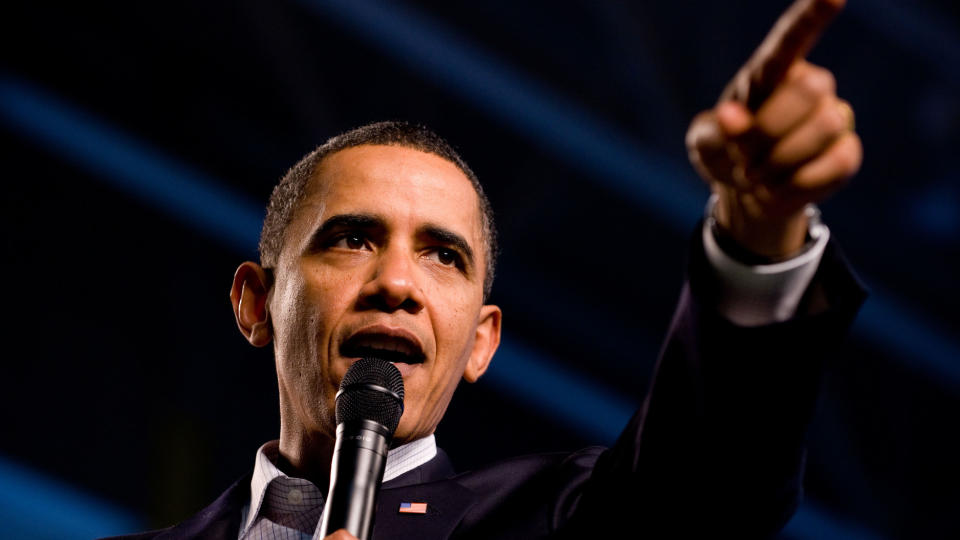GIR IKKE OPP: N� vil Obama i dialog med republikanerne om helsereformen. Foto: AFP/Saul Loeb