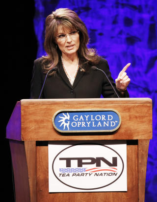 I talen hun holdt l�rdag gikk Palin ikke uventet til frontalangrep mot president Barack Obama. Foto: Scanpix/AP