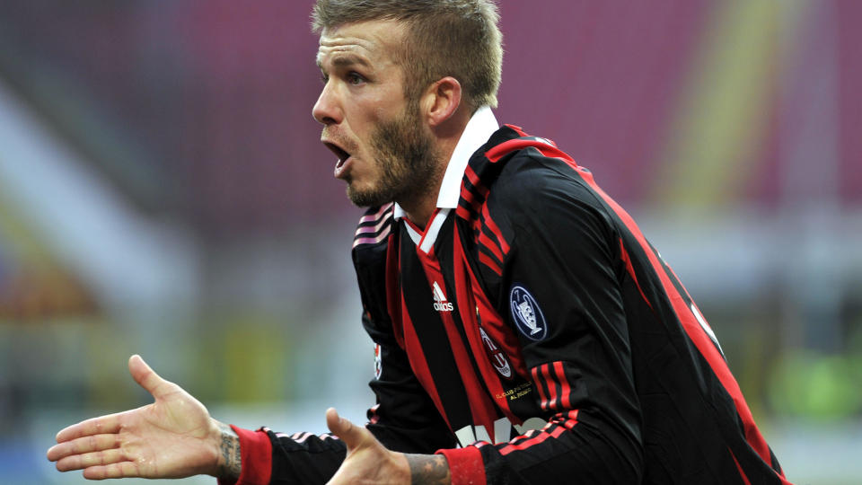 SAVNET FORTSATT UNITED: David Beckham sier han ikke kunne spilt for noe annet engelsk lag enn gamleklubben Manchester United. Foto: AFP/Fabio Iona